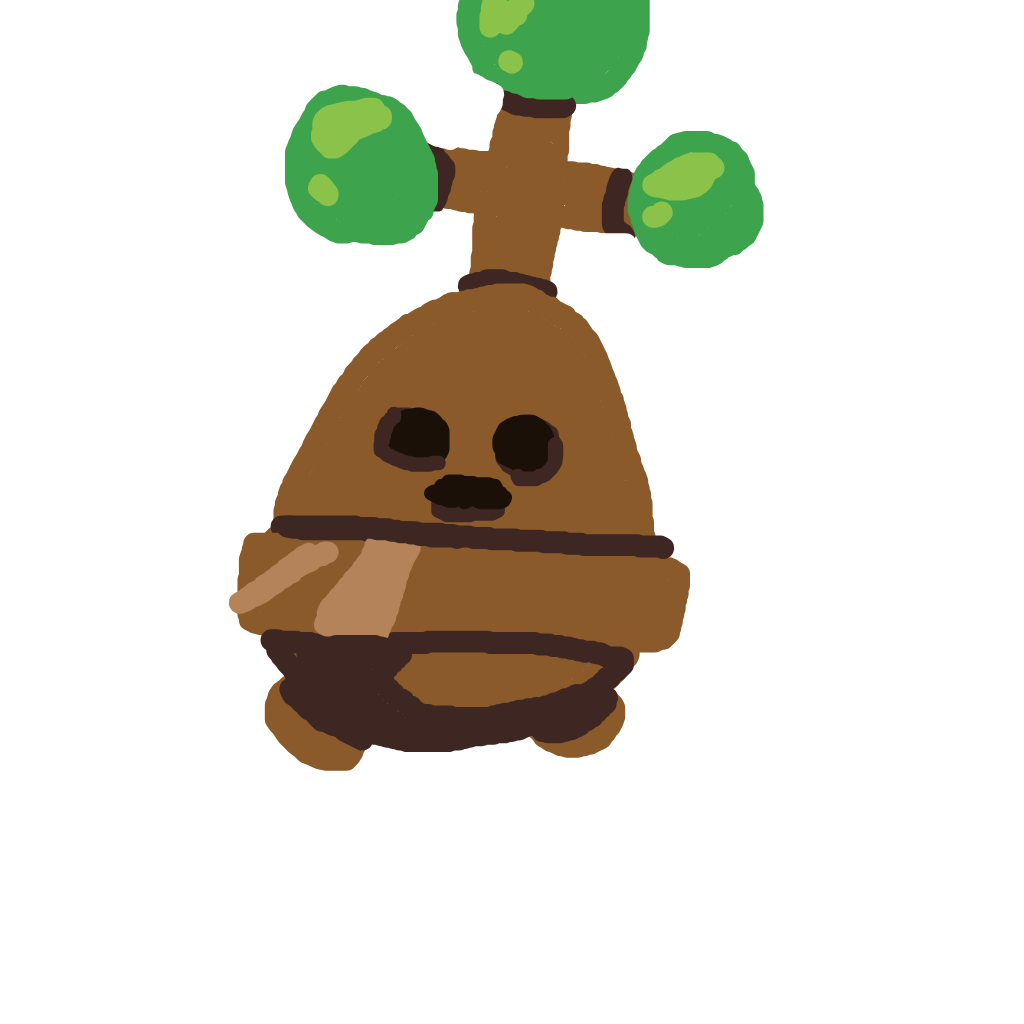 evechristmas's drawing of Bonsly — Pokémon sketch on Sketchdex