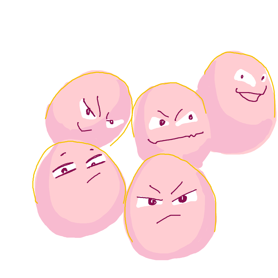 Exeggcute drawing