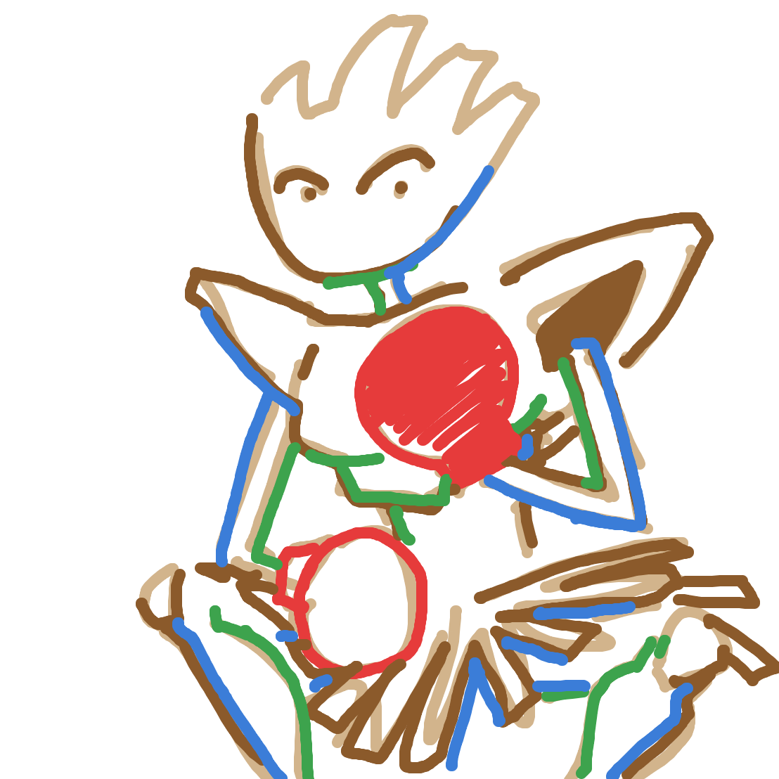 Hitmonchan drawing
