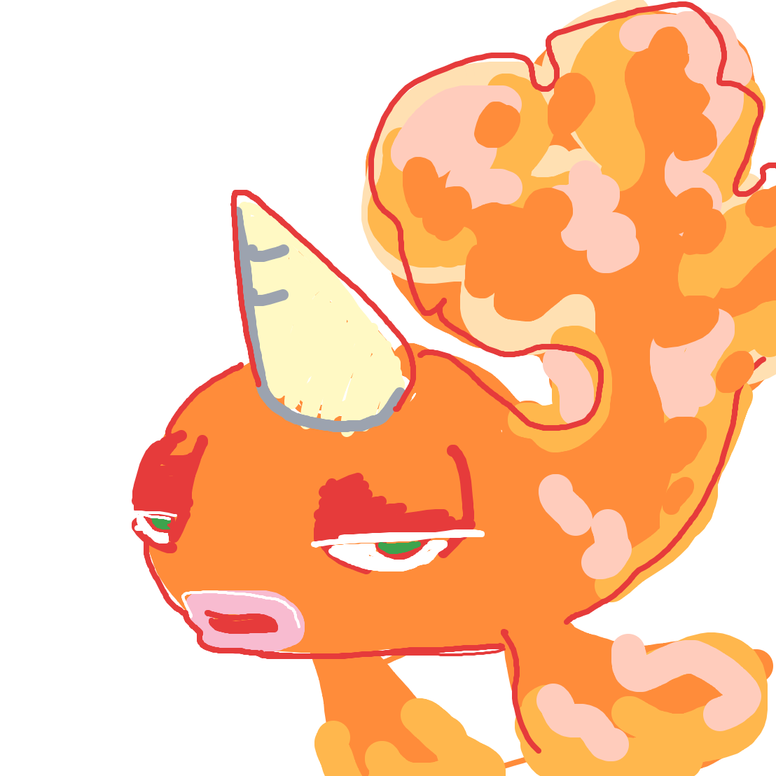 Goldeen drawing