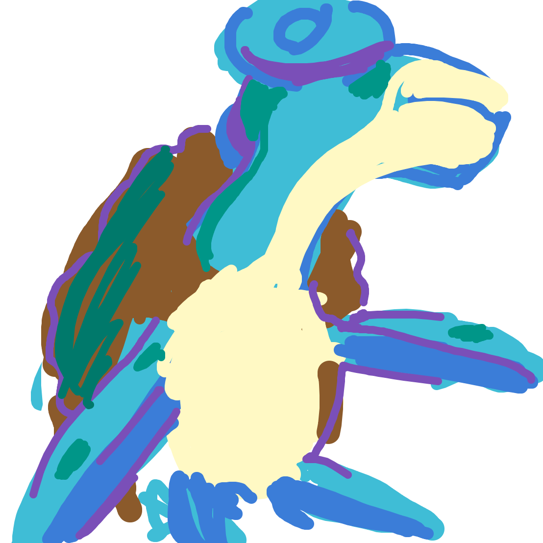 karpngull's drawing of Lapras — best Pokémon fan art on Sketchdex