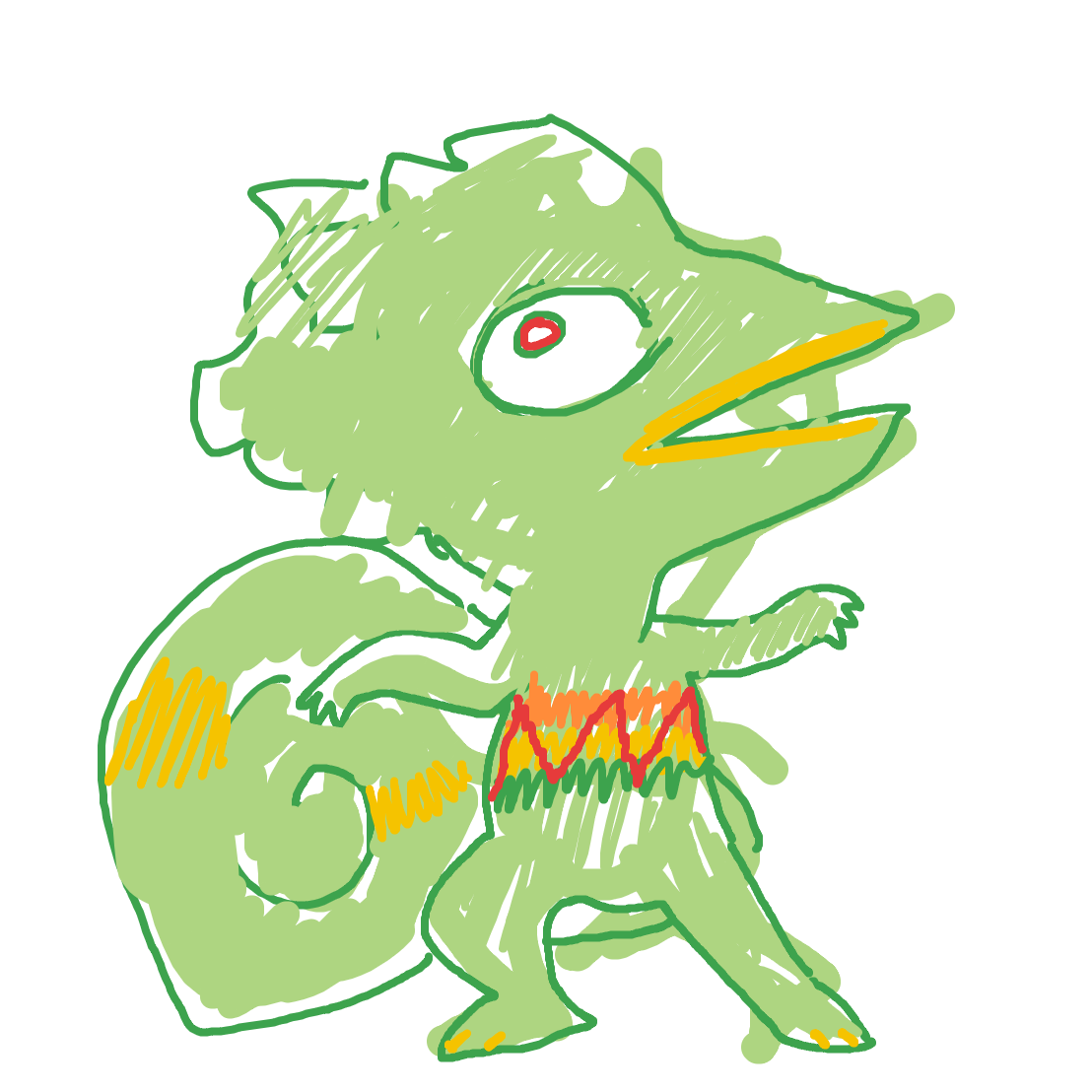 karpngull's drawing of Kecleon — Pokémon sketch on Sketchdex
