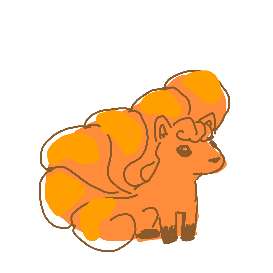 Vulpix drawing