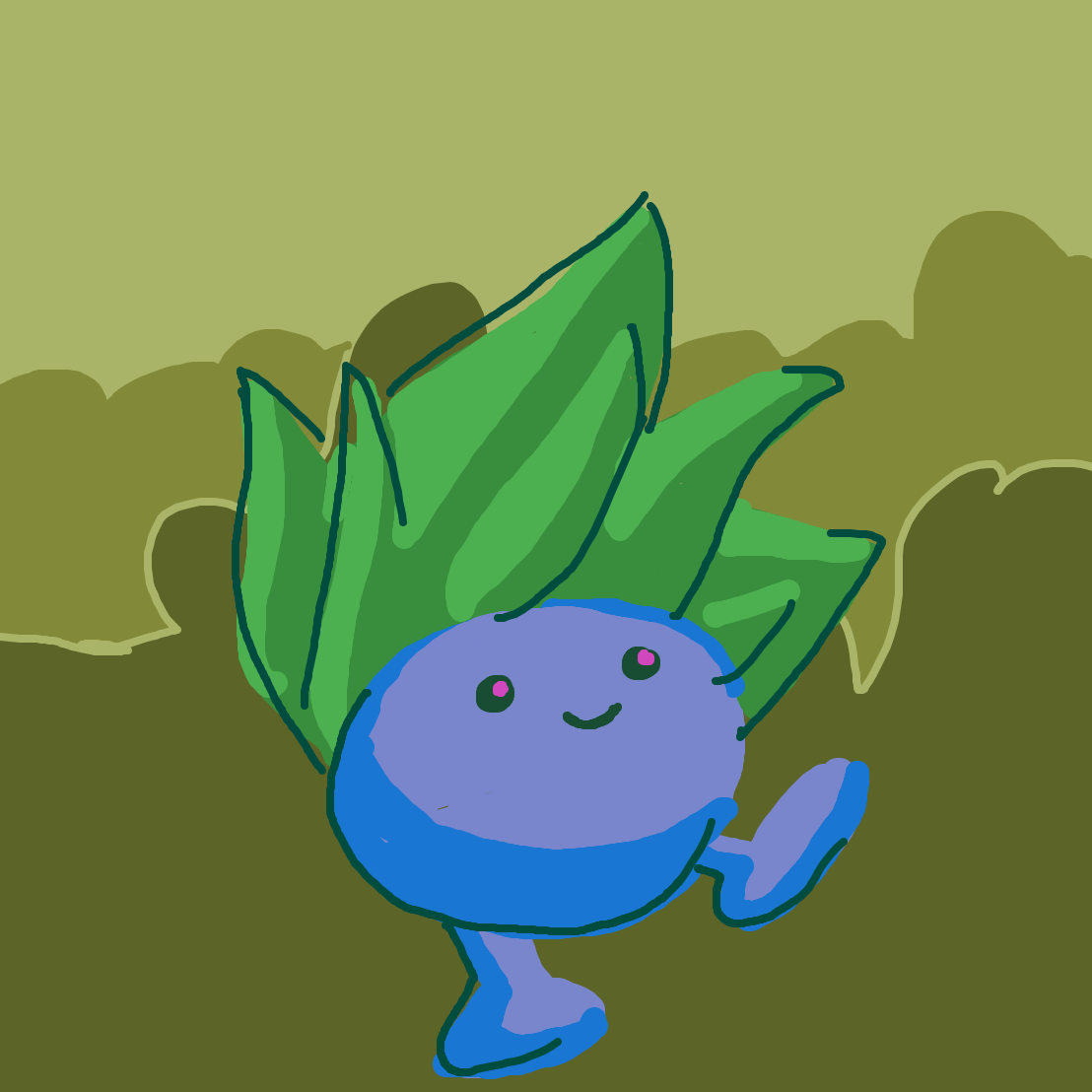 Oddish drawing