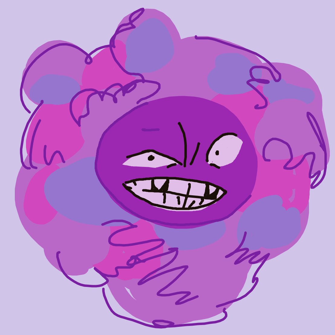 Gastly drawing