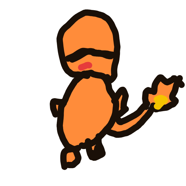 BlazingPikachu93's drawing of Charmander — Pokémon sketch on Sketchdex
