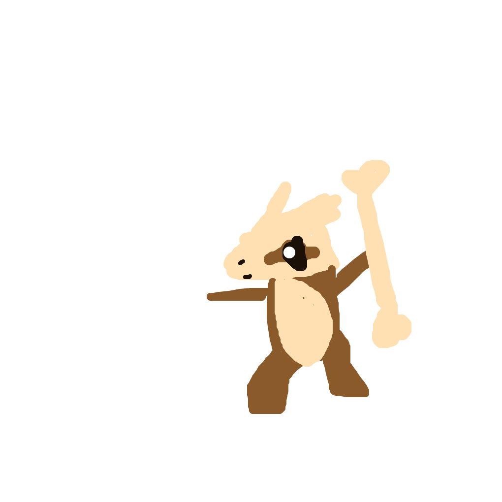 PsychicOmastar374's drawing of Marowak — Pokémon sketch on Sketchdex