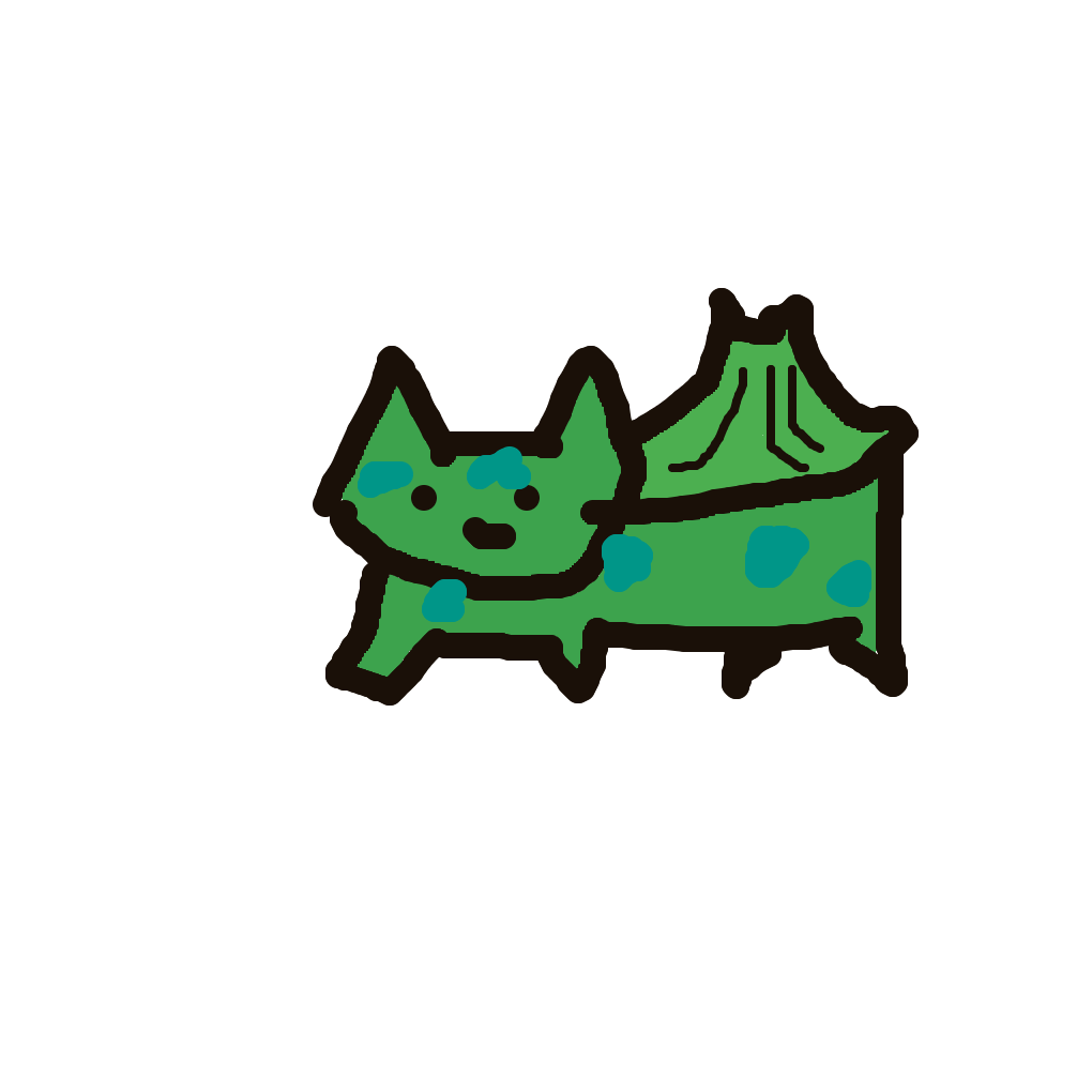 PsychicOmastar374's drawing of Bulbasaur — Pokémon sketch on Sketchdex