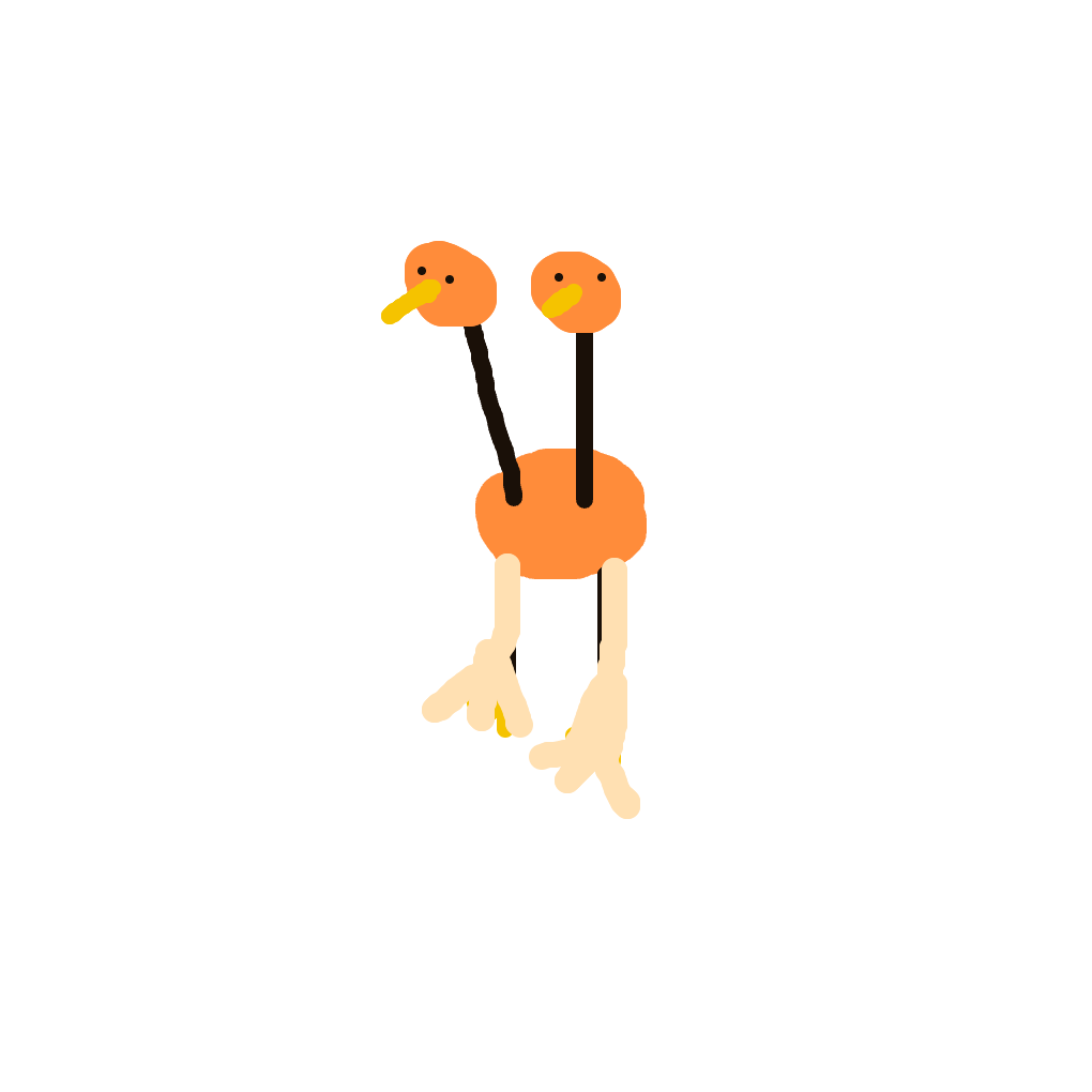 PsychicOmastar374's drawing of Doduo — Pokémon sketch on Sketchdex