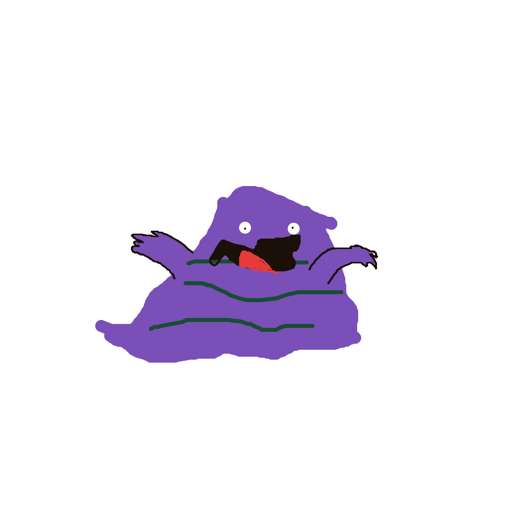 PsychicOmastar374's drawing of Grimer — Pokémon sketch on Sketchdex