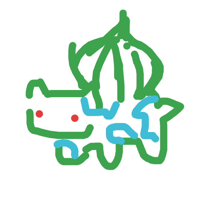 CrystalPersian630's drawing of Bulbasaur — Pokémon sketch on Sketchdex