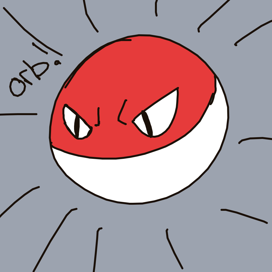 Voltorb drawing