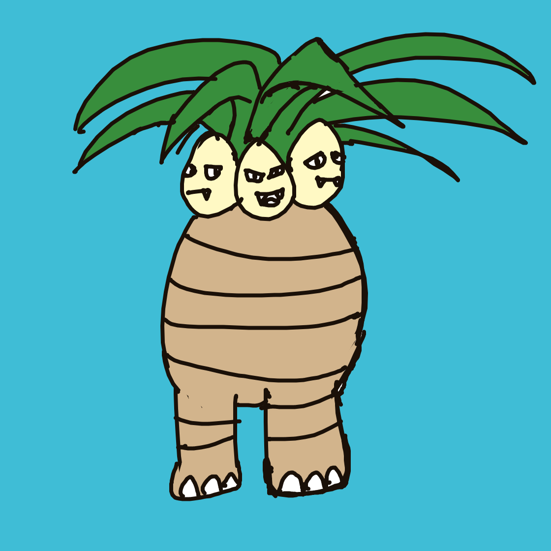 Exeggutor drawing