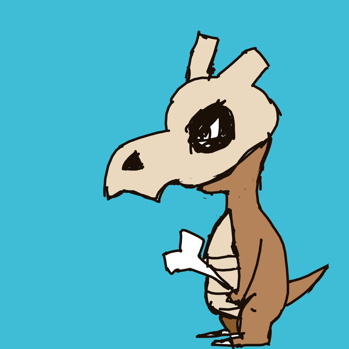 Cubone drawing