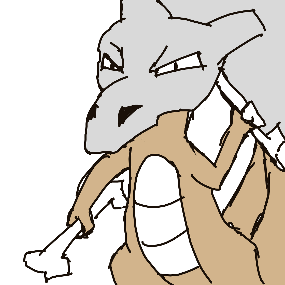 Marowak drawing