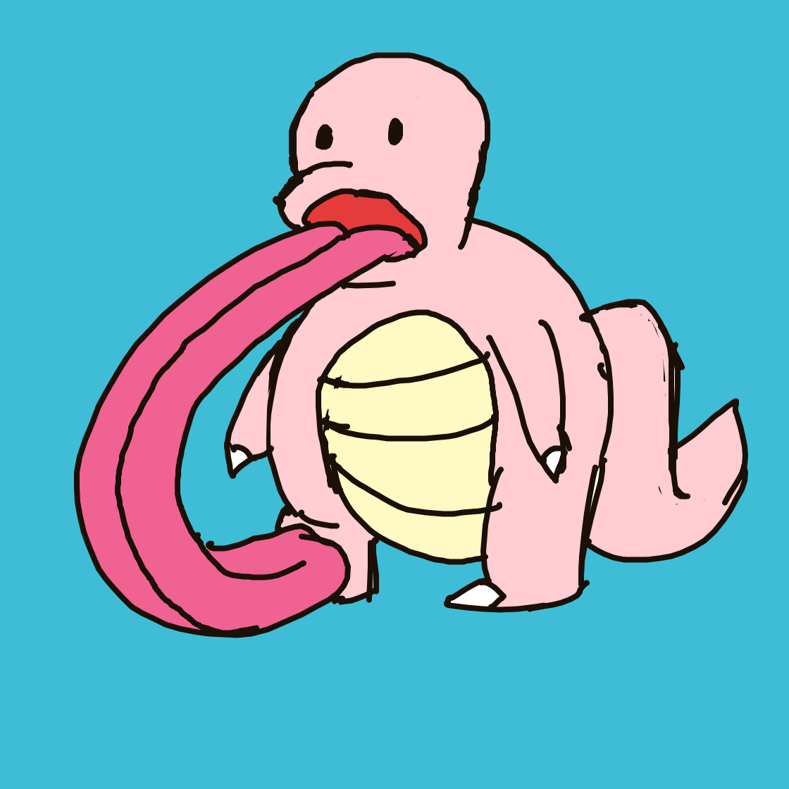 Lickitung drawing