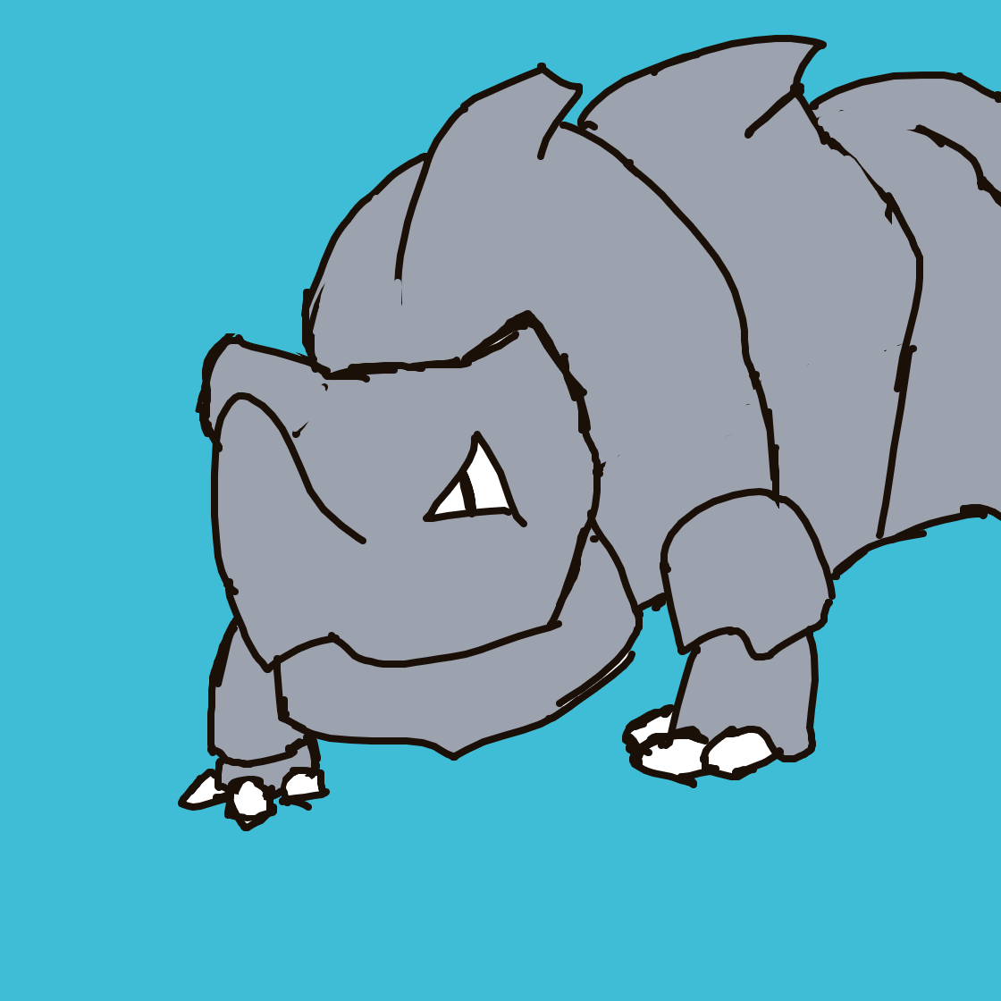 Rhyhorn drawing