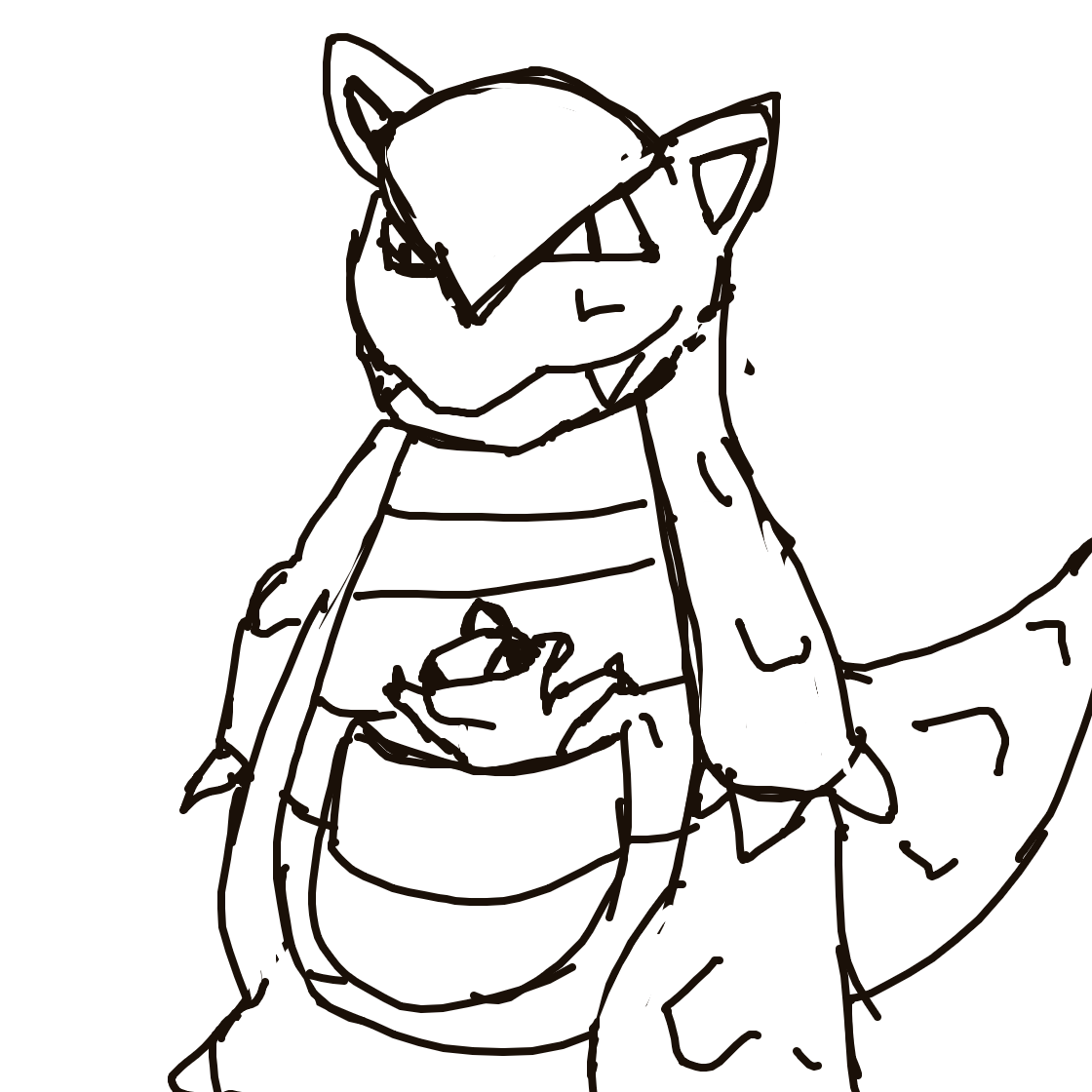 Kangaskhan drawing