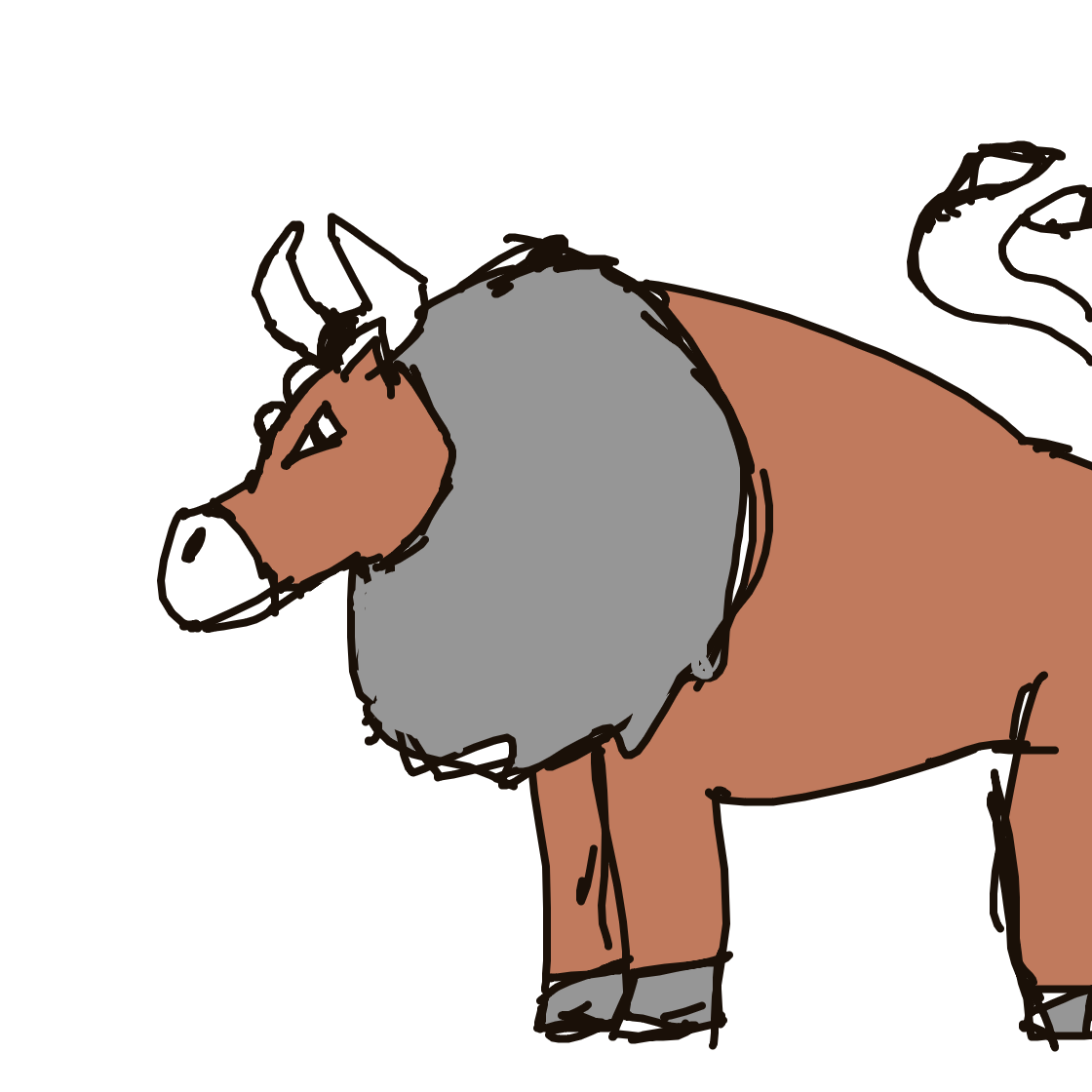 Tauros drawing