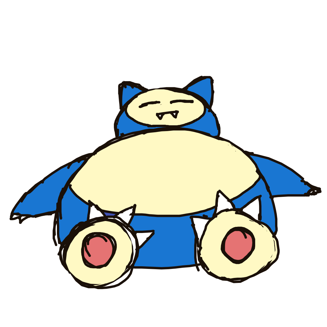Snorlax drawing
