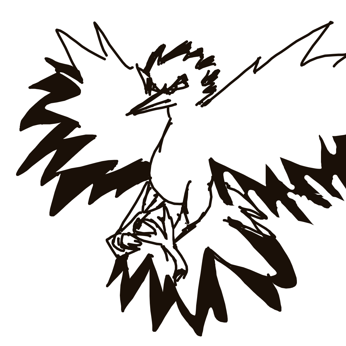 Zapdos drawing