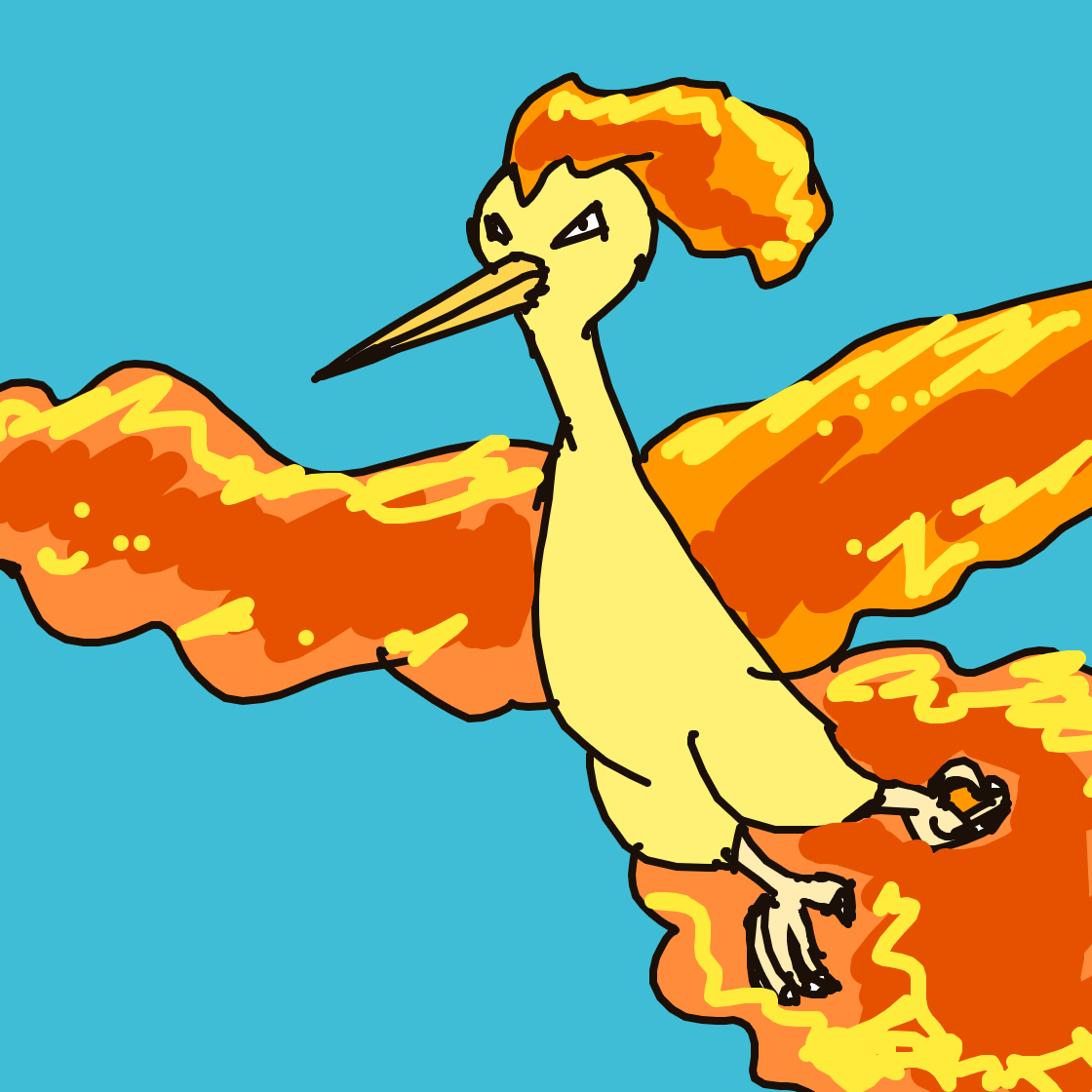 Moltres drawing