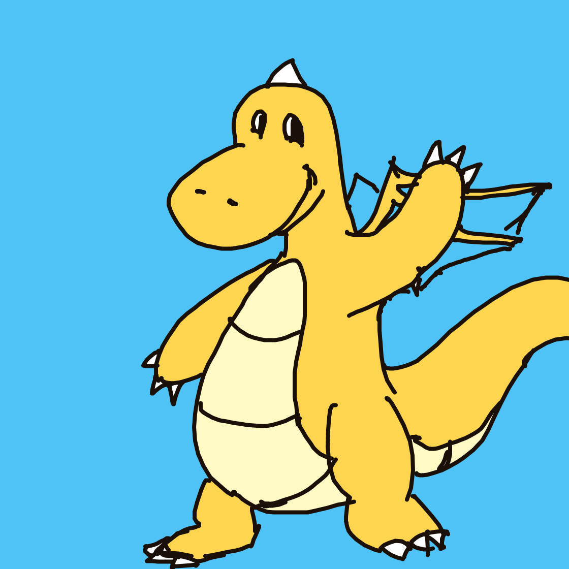 Dragonite drawing