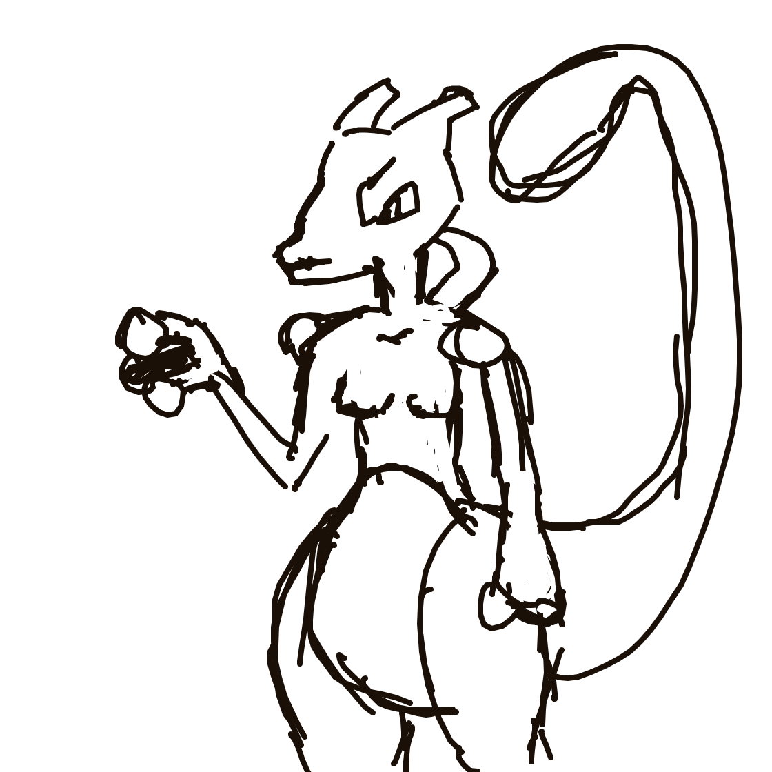 Mewtwo drawing