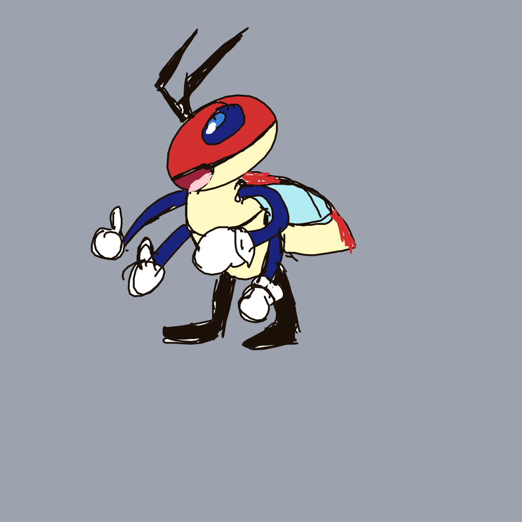 TLLanghamArt's drawing of Ledian — Pokémon sketch on Sketchdex