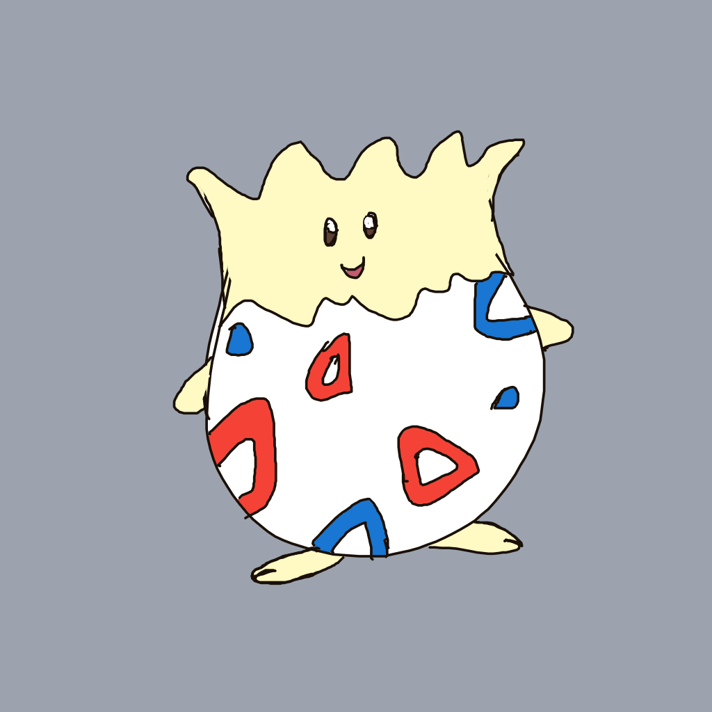 TLLanghamArt's drawing of Togepi — Pokémon sketch on Sketchdex