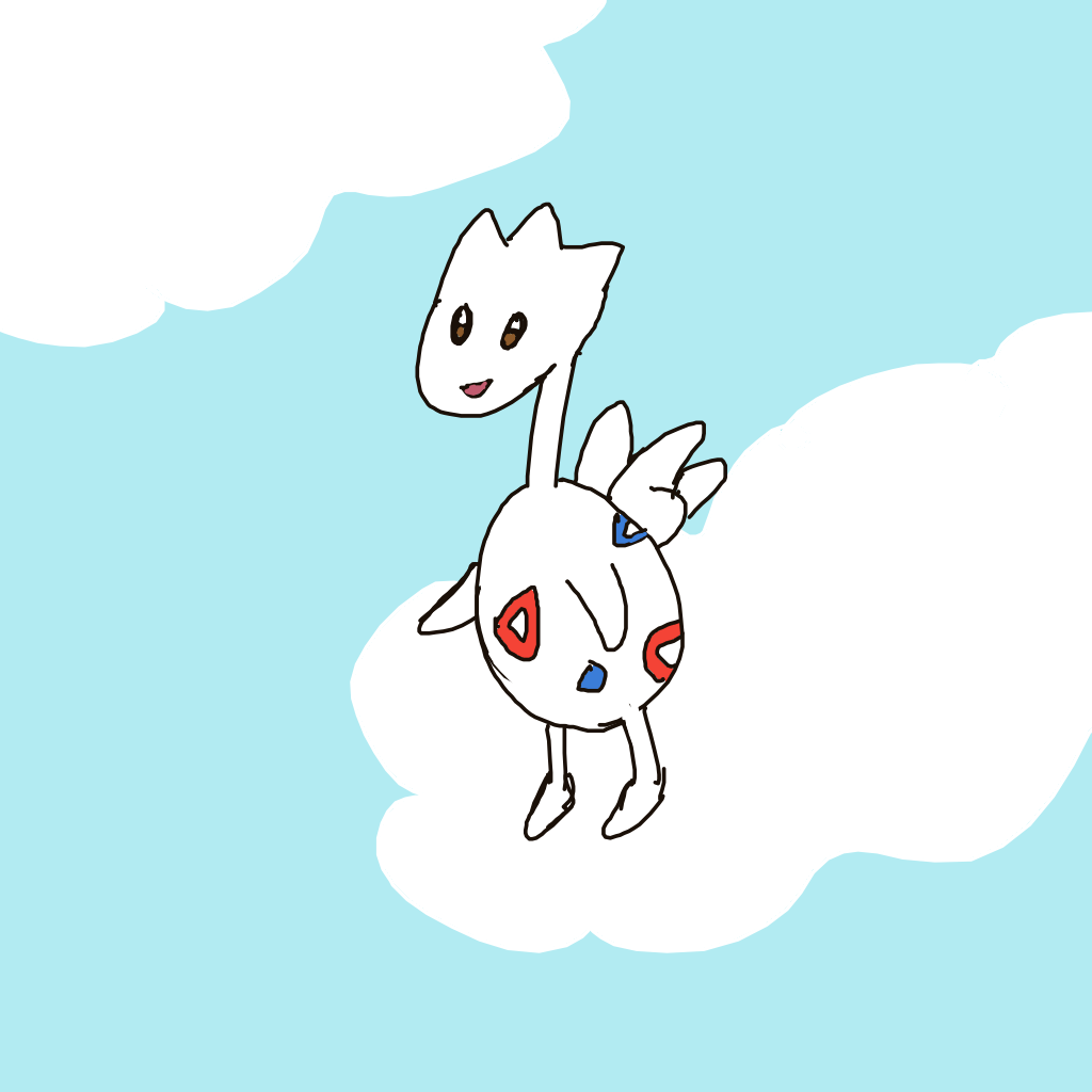 TLLanghamArt's drawing of Togetic — Pokémon sketch on Sketchdex