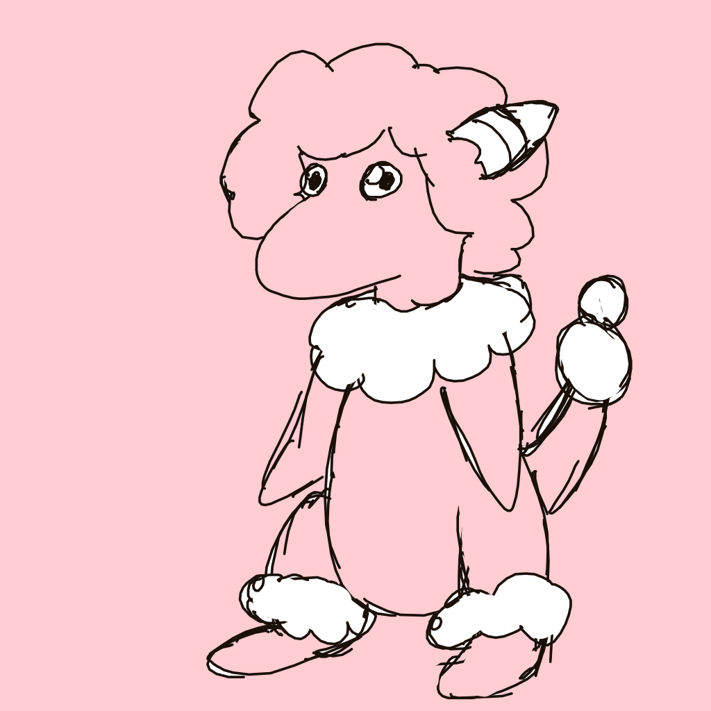TLLanghamArt's drawing of Flaaffy — Pokémon sketch on Sketchdex