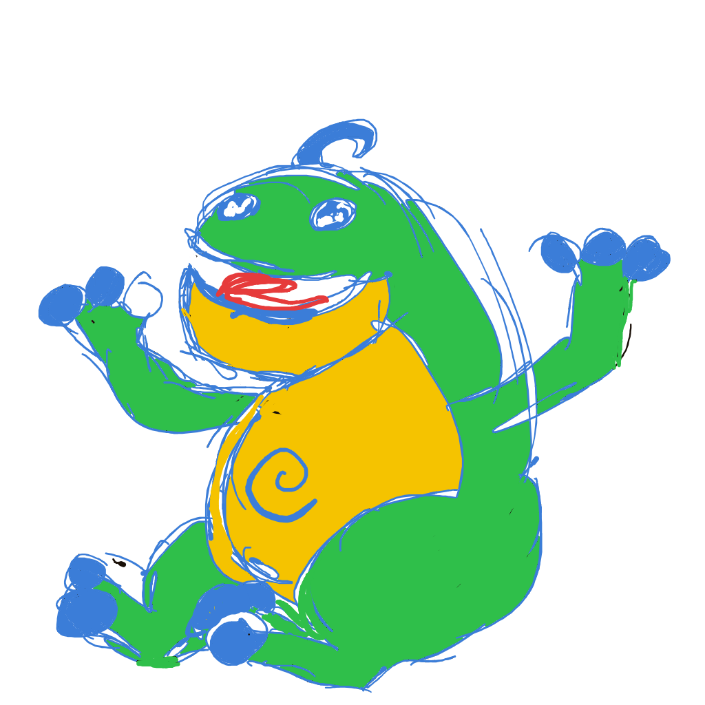 TLLanghamArt's drawing of Politoed — Pokémon sketch on Sketchdex