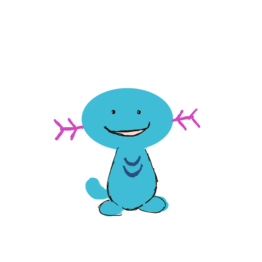 TLLanghamArt's drawing of Wooper — Pokémon sketch on Sketchdex