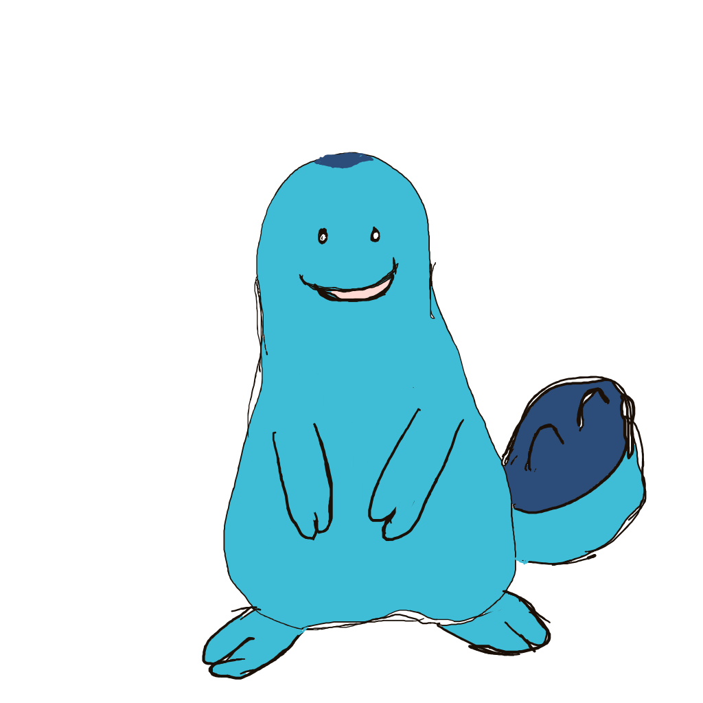TLLanghamArt's drawing of Quagsire — Pokémon sketch on Sketchdex