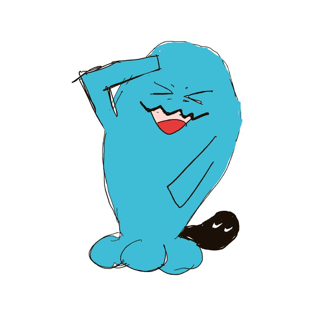 TLLanghamArt's drawing of Wobbuffet — Pokémon sketch on Sketchdex