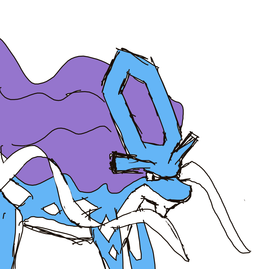 TLLanghamArt's drawing of Suicune — Pokémon sketch on Sketchdex