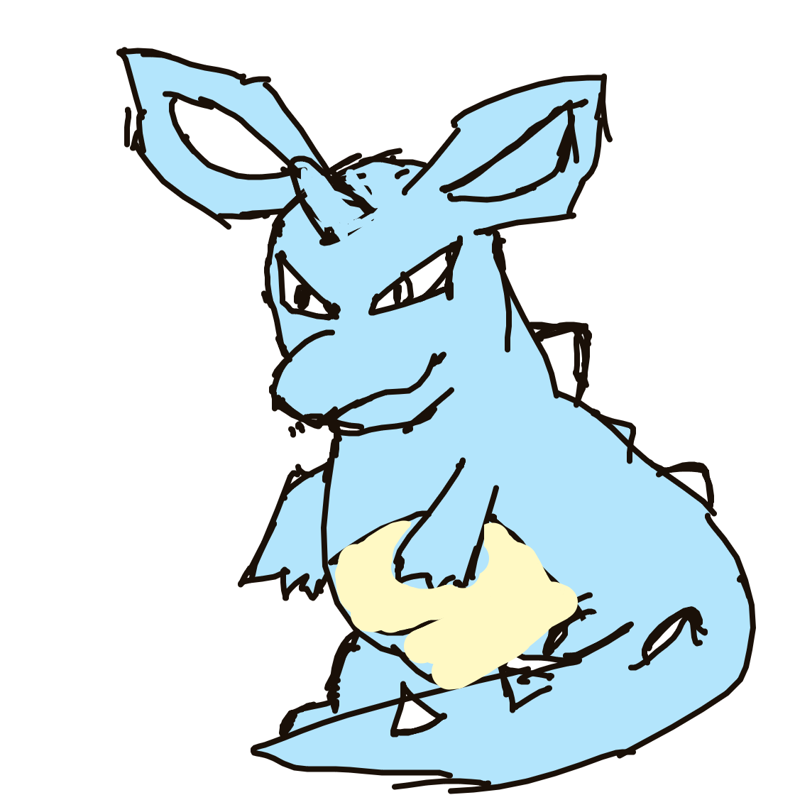 Nidorina drawing