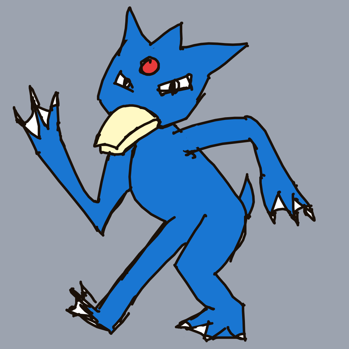 Golduck drawing