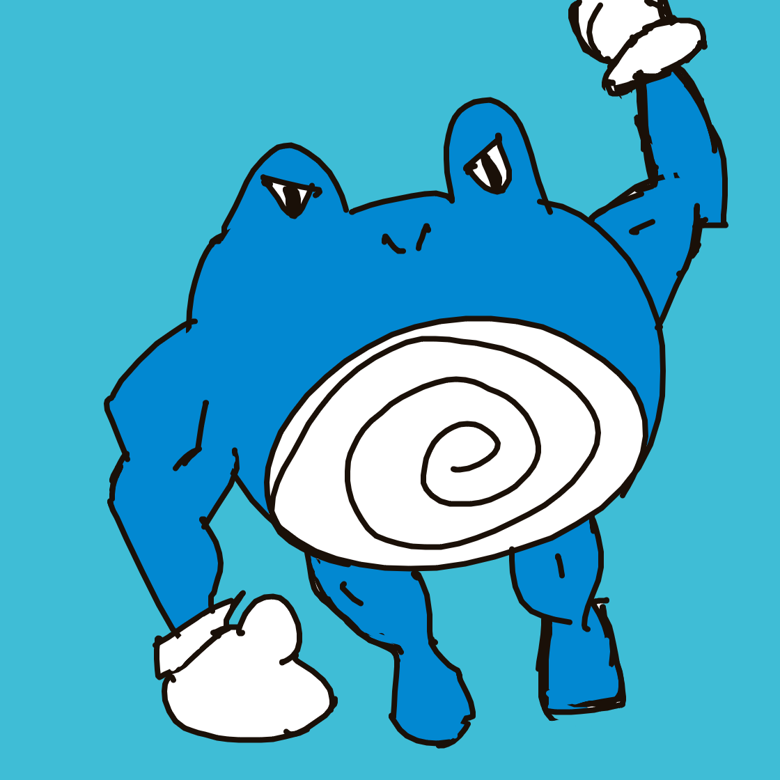 Poliwrath drawing