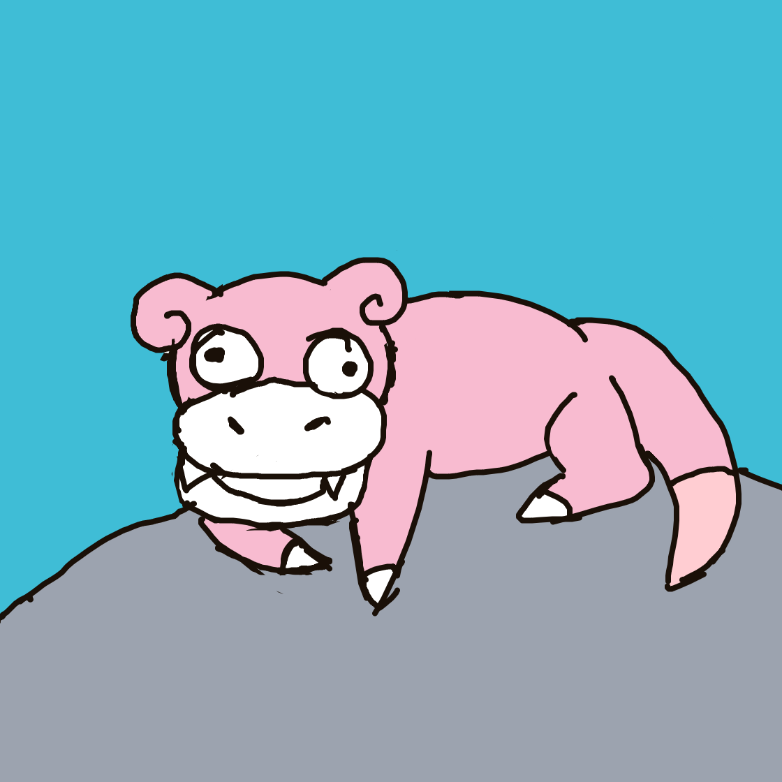 Slowpoke drawing