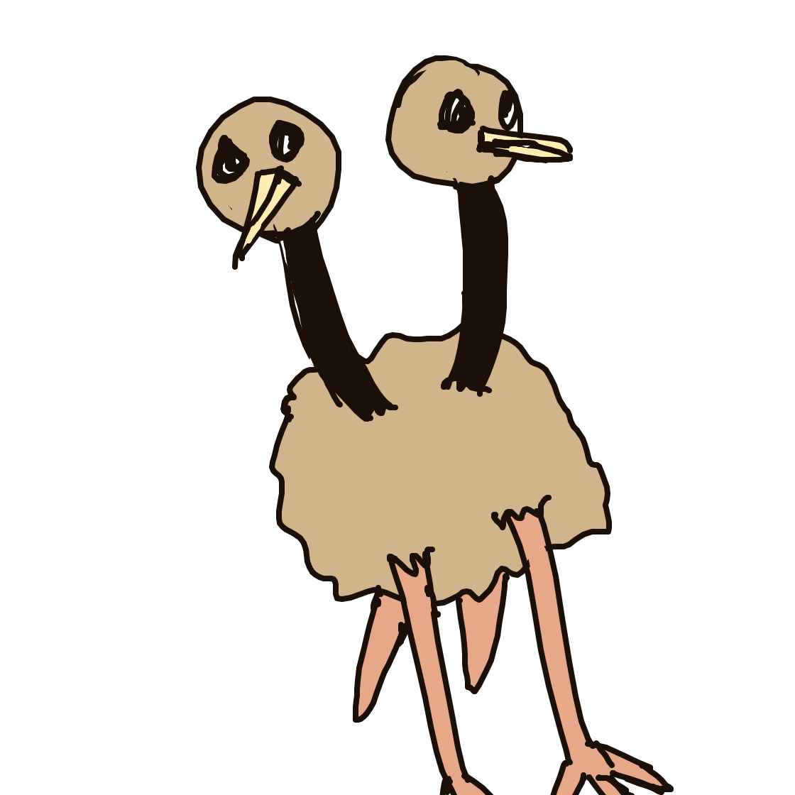 Doduo drawing