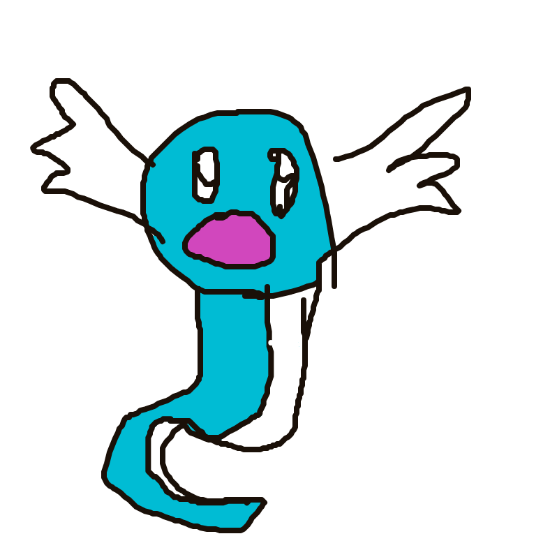 FrozenEevee724's drawing of Dratini — Pokémon sketch on Sketchdex