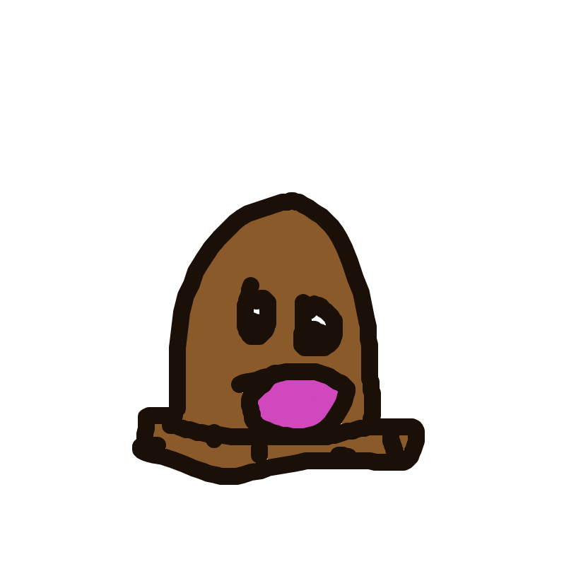 FrozenEevee724's drawing of Diglett — Pokémon sketch on Sketchdex