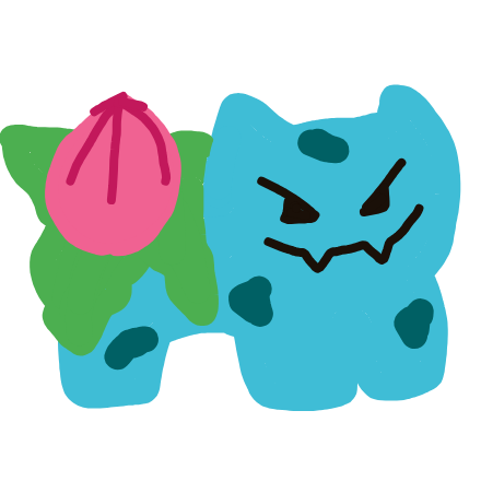 Firered0115's drawing of Ivysaur — Pokémon sketch on Sketchdex