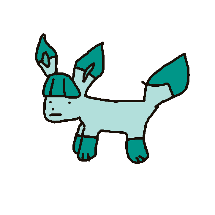 DittoLuvah326's drawing of Glaceon — Pokémon sketch on Sketchdex