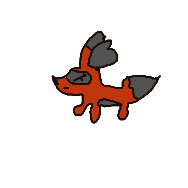 DittoLuvah326's drawing of Nickit — Pokémon sketch on Sketchdex