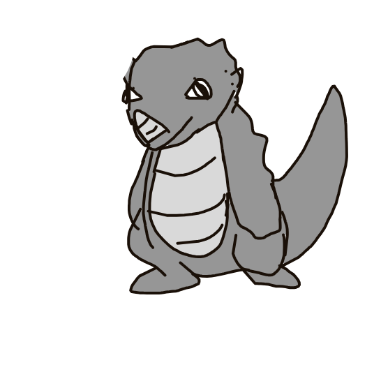 Eebit's drawing of Rhydon — Pokémon sketch on Sketchdex