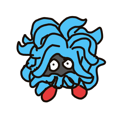 Eebit's drawing of Tangela — Pokémon sketch on Sketchdex