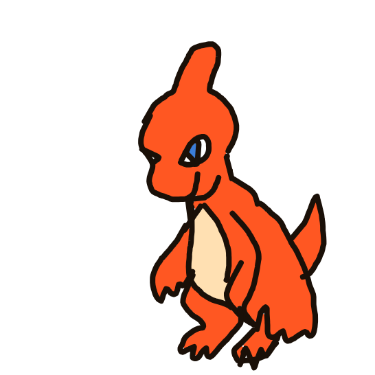 Eebit's drawing of Charmeleon — Pokémon sketch on Sketchdex